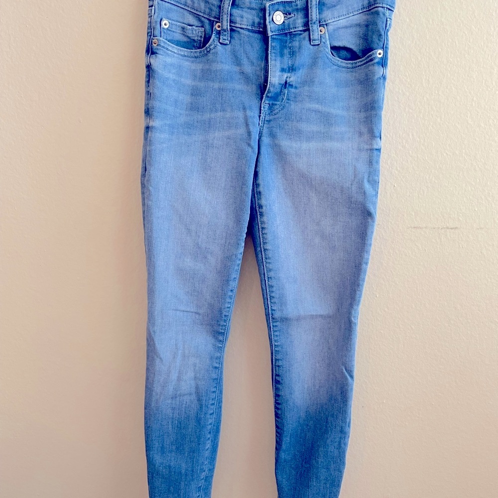 GAP Bright Blue Skinny Jeans - Size 0